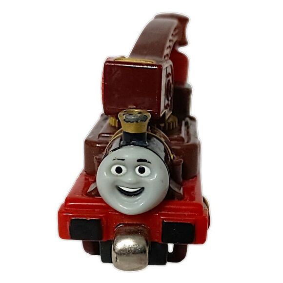 Harvey Thomas the Tank Engine & Friends Metal Diecast Train 2003 Maroon Gold Red - Picture 10 of 16